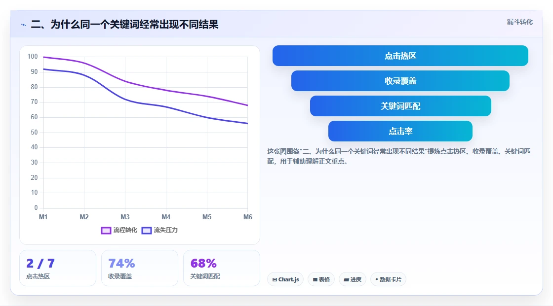 二、为什么同一个关键词经常出现不同结果