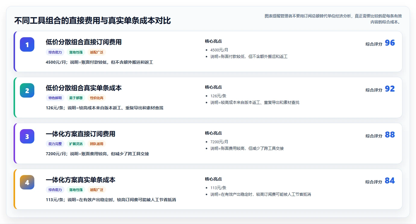 电商工具大全：内容团队进阶教程：围绕内容工具建立控制软件预算闭环