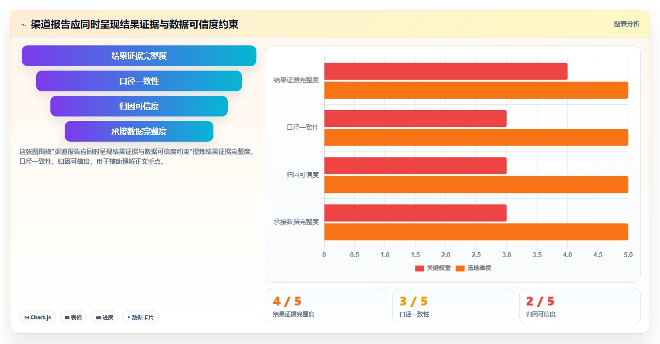 运营数据选择标准：渠道对比维度如何评估选型方法