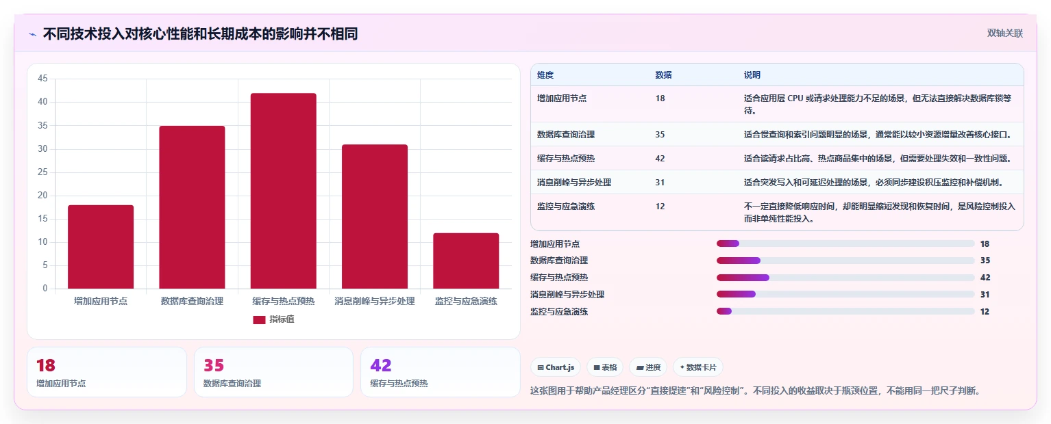 电商系统开发：产品经理评估框架：项目预算是否真正带来保障高峰性能