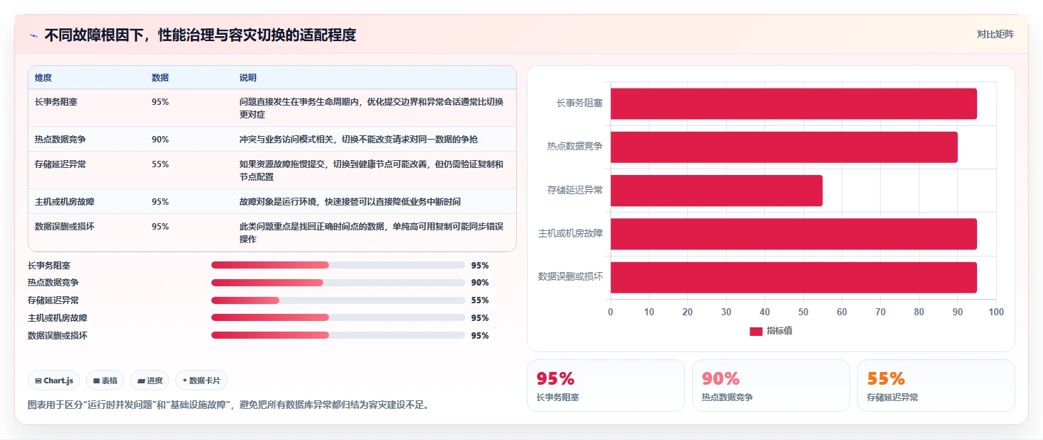 数据库存：数据库管理员老板关心什么：容灾恢复能否解决锁等待严重