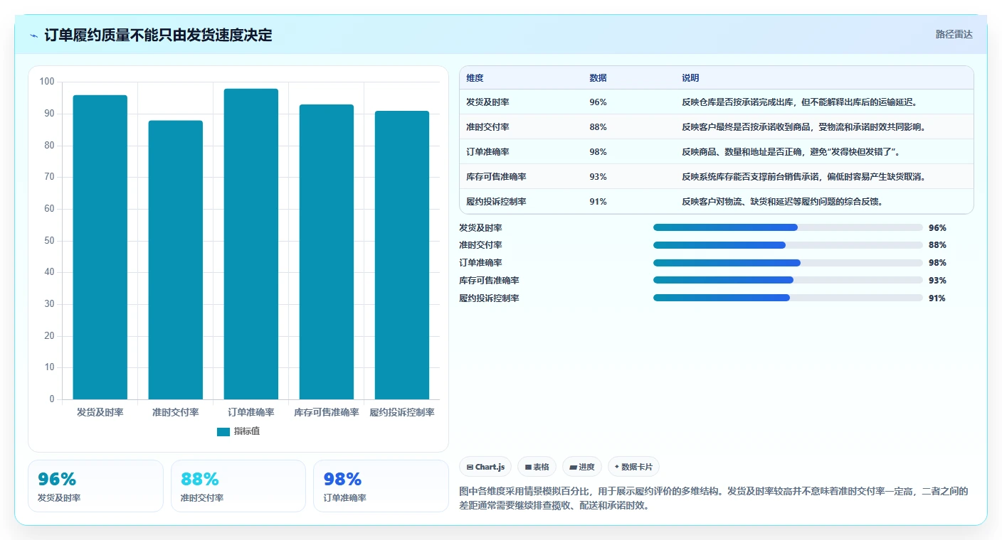 电商管理怎么优化？先从订单履约的指标体系入手