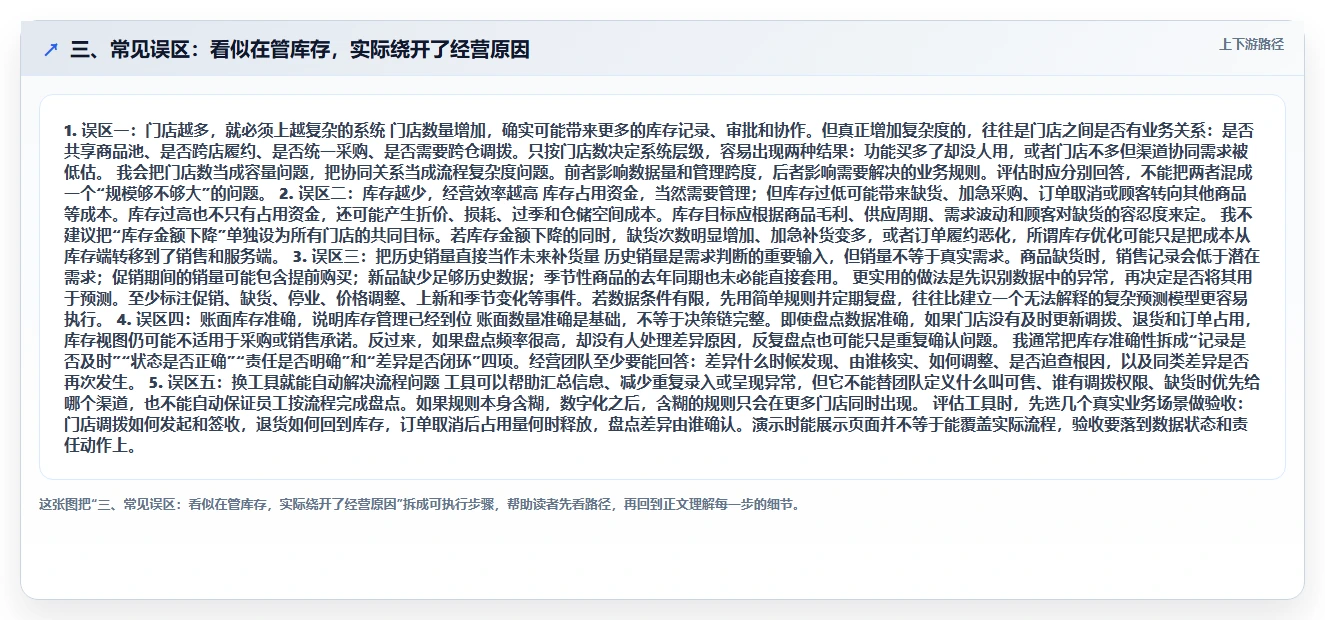 三、常见误区:看似在管库存,实际绕开了经营原因