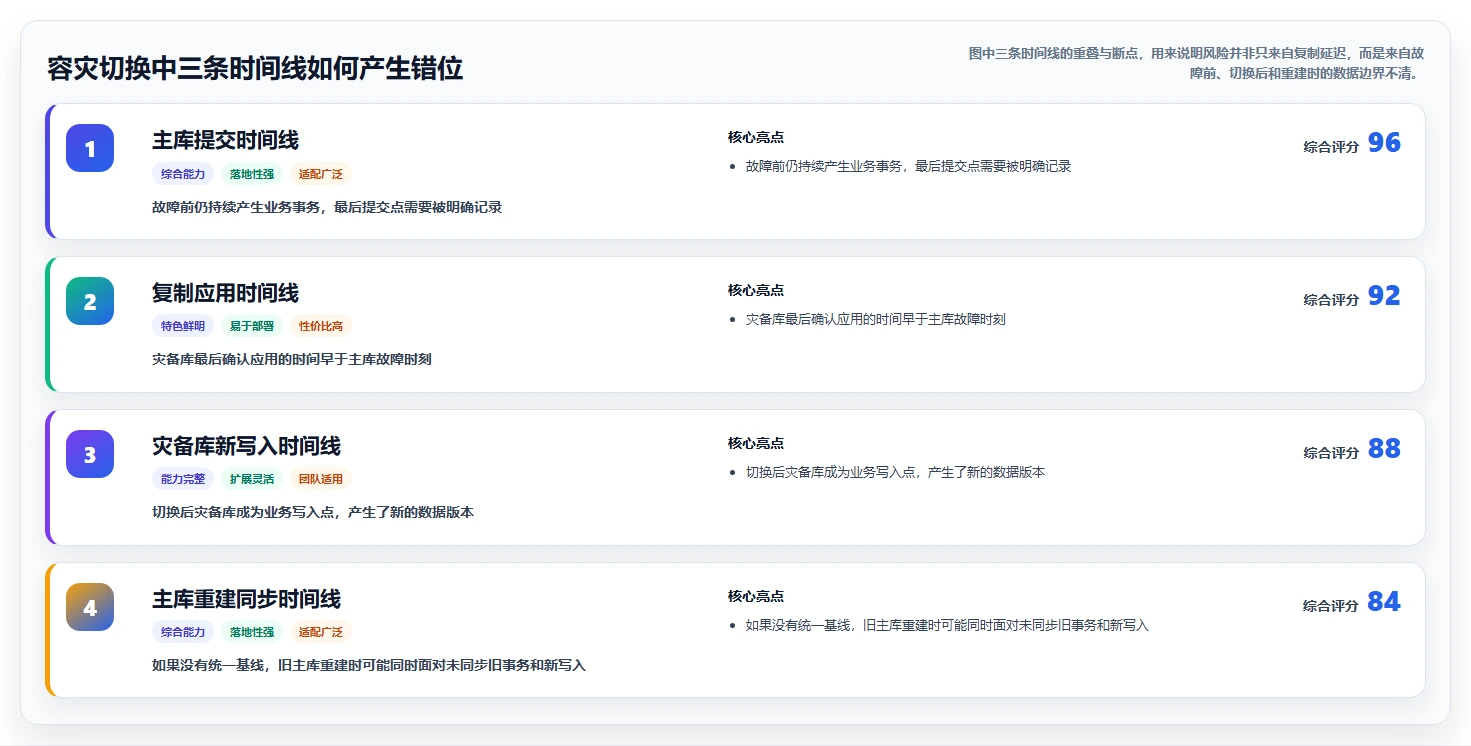 数据库存：运维团队快速排查：容灾恢复为何会导致数据迁移风险