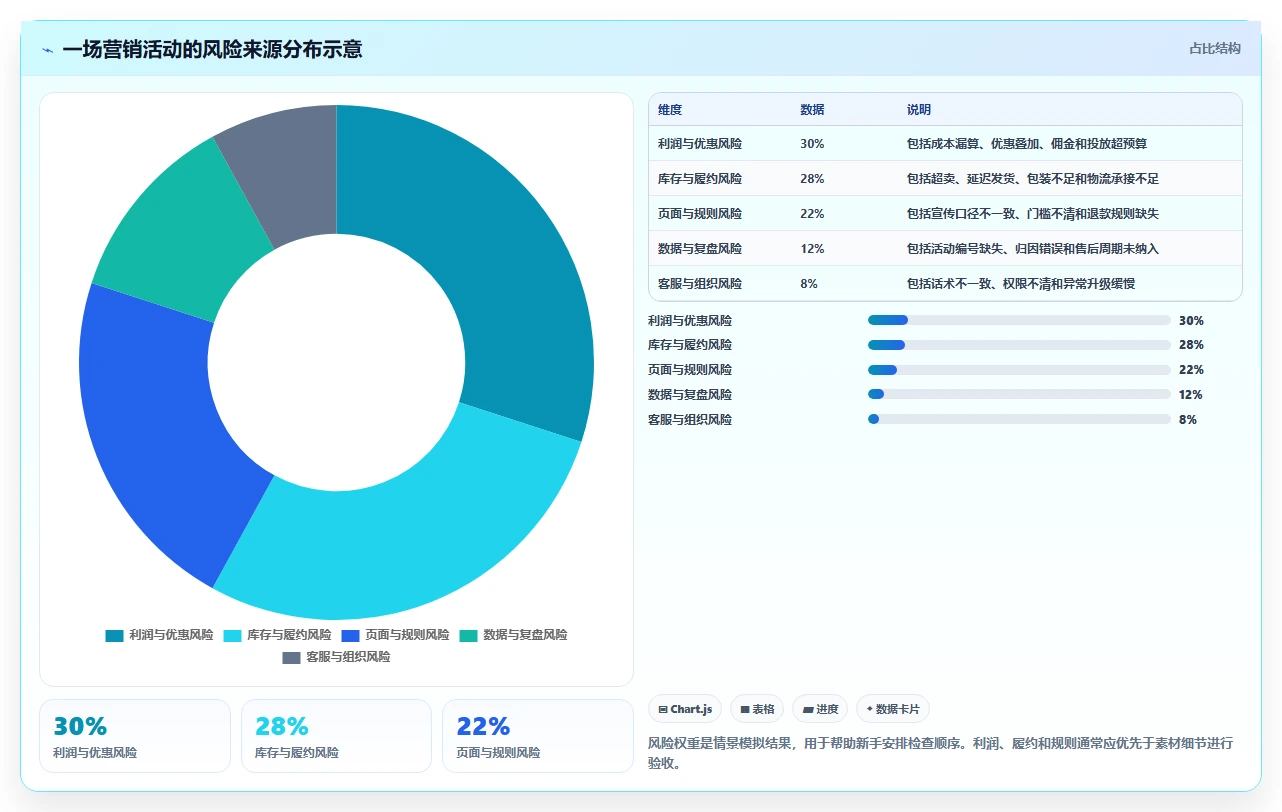 电商管理落地清单：营销活动相关的新手避坑事项