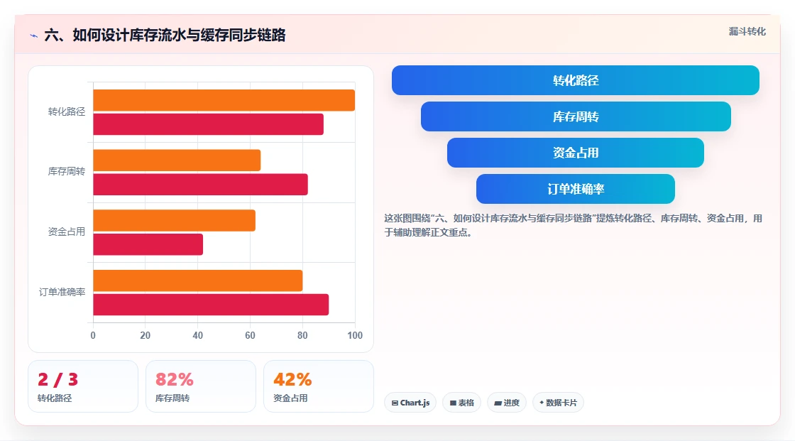 六、如何设计库存流水与缓存同步链路