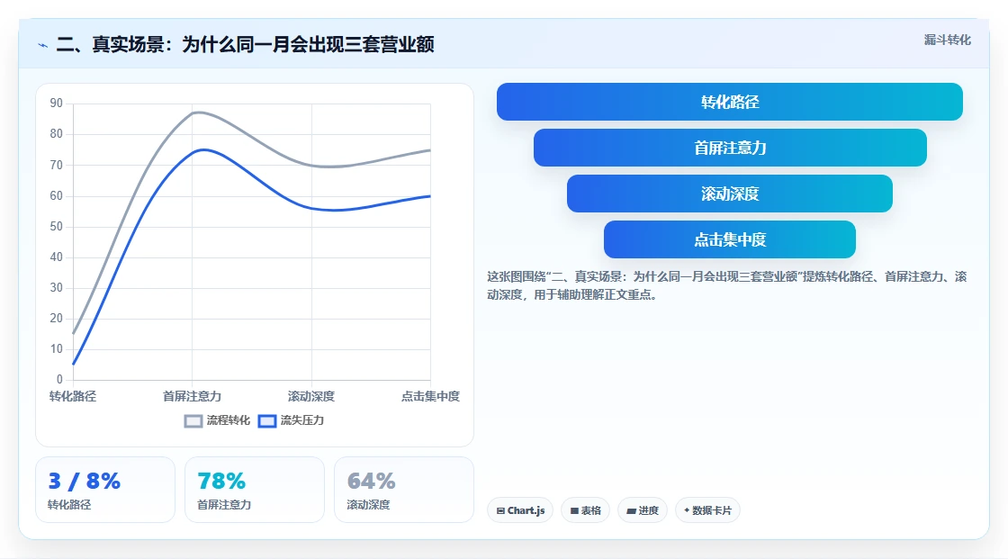 二、真实场景：为什么同一月会出现三套营业额