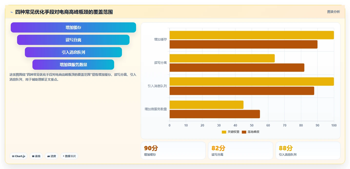 电商系统开发：产品经理对比指南：不同系统架构方案如何影响保障高峰性能