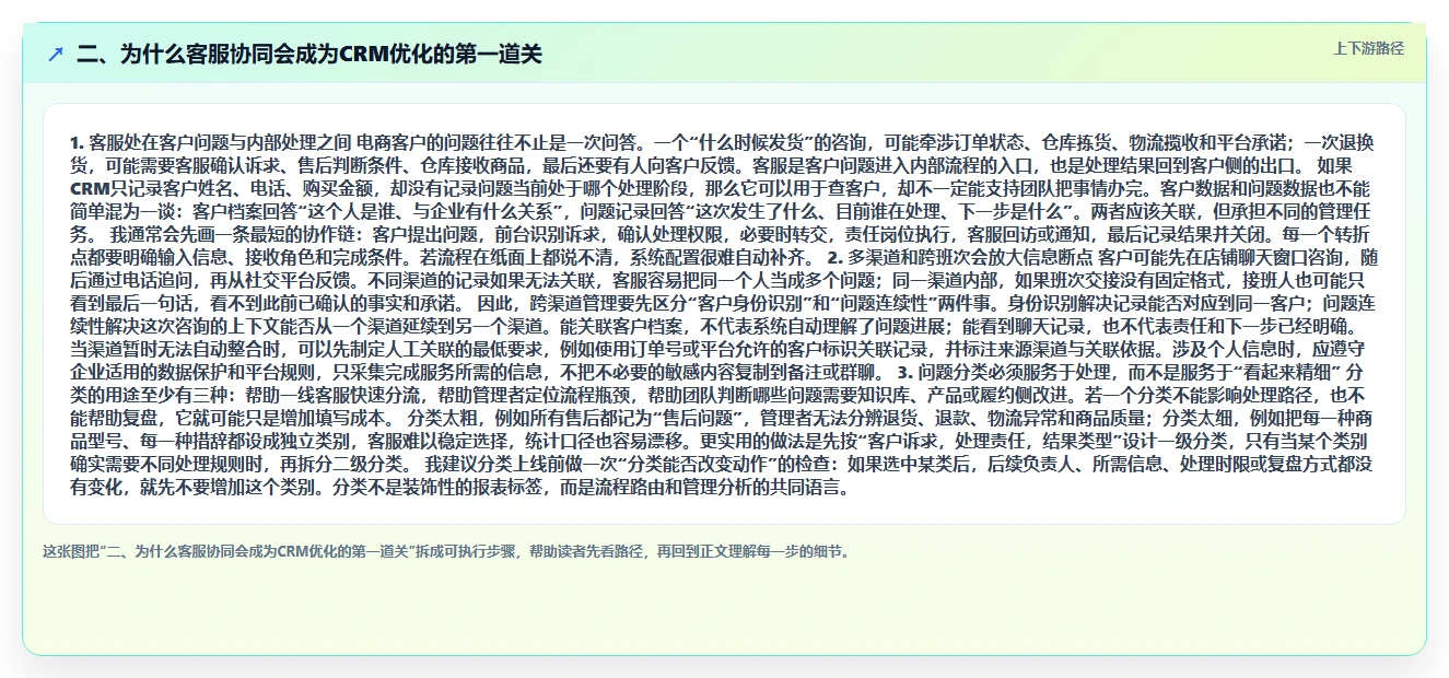 二、为什么客服协同会成为CRM优化的第一道关