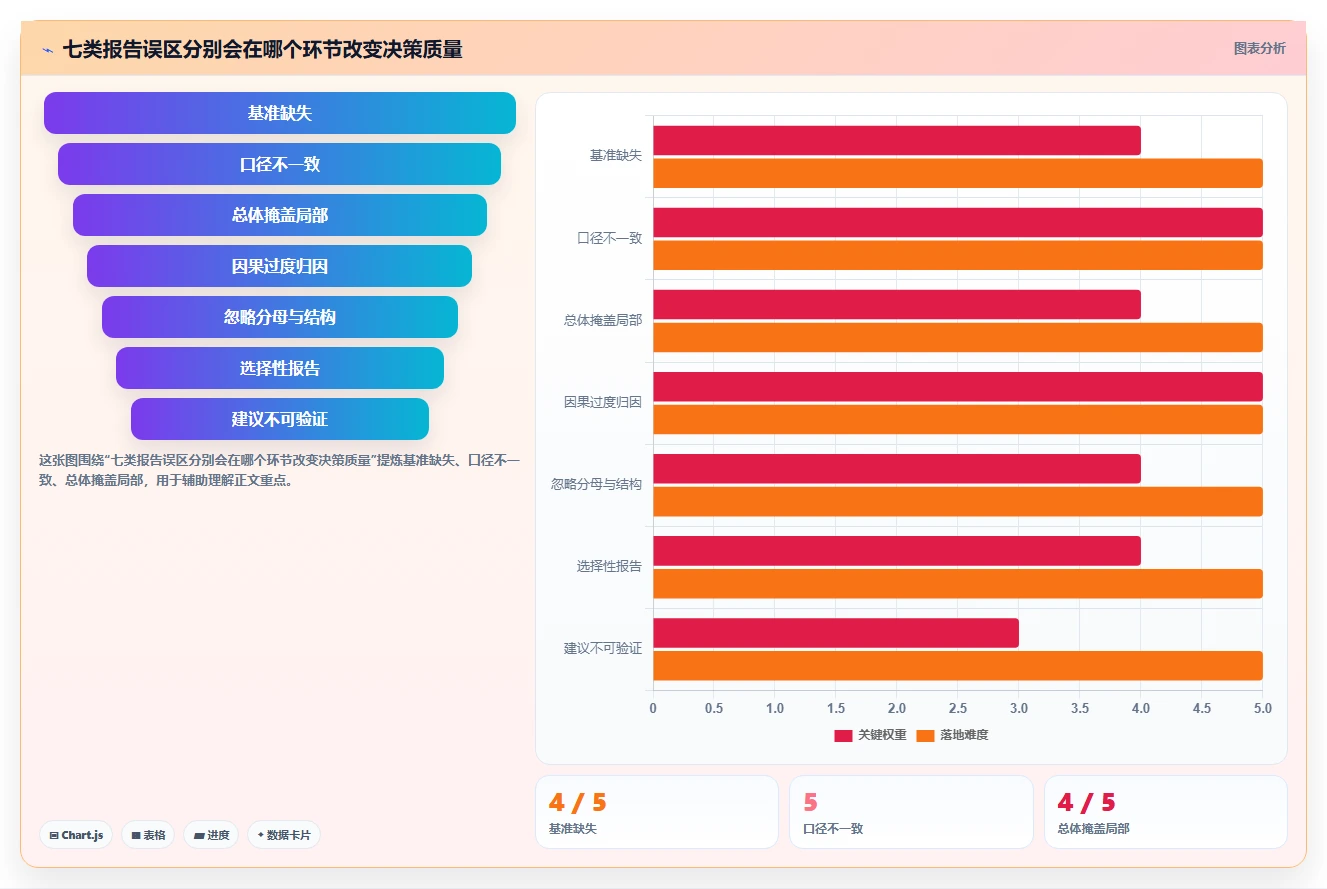 运营数据场景解析：复盘报告中的常见误区怎么处理