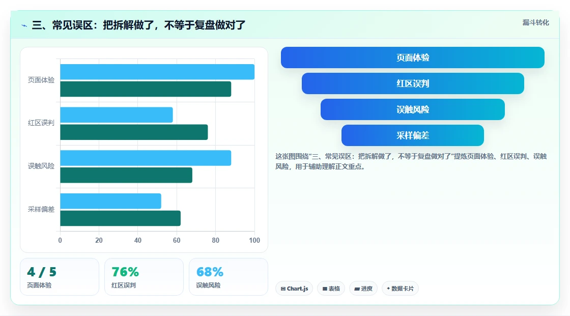 三、常见误区：把拆解做了，不等于复盘做对了