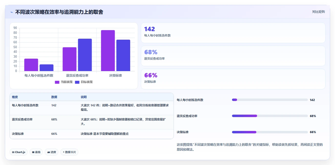 电商仓储管理：电商卖家快速排查：波次拣选为何会导致退货难追