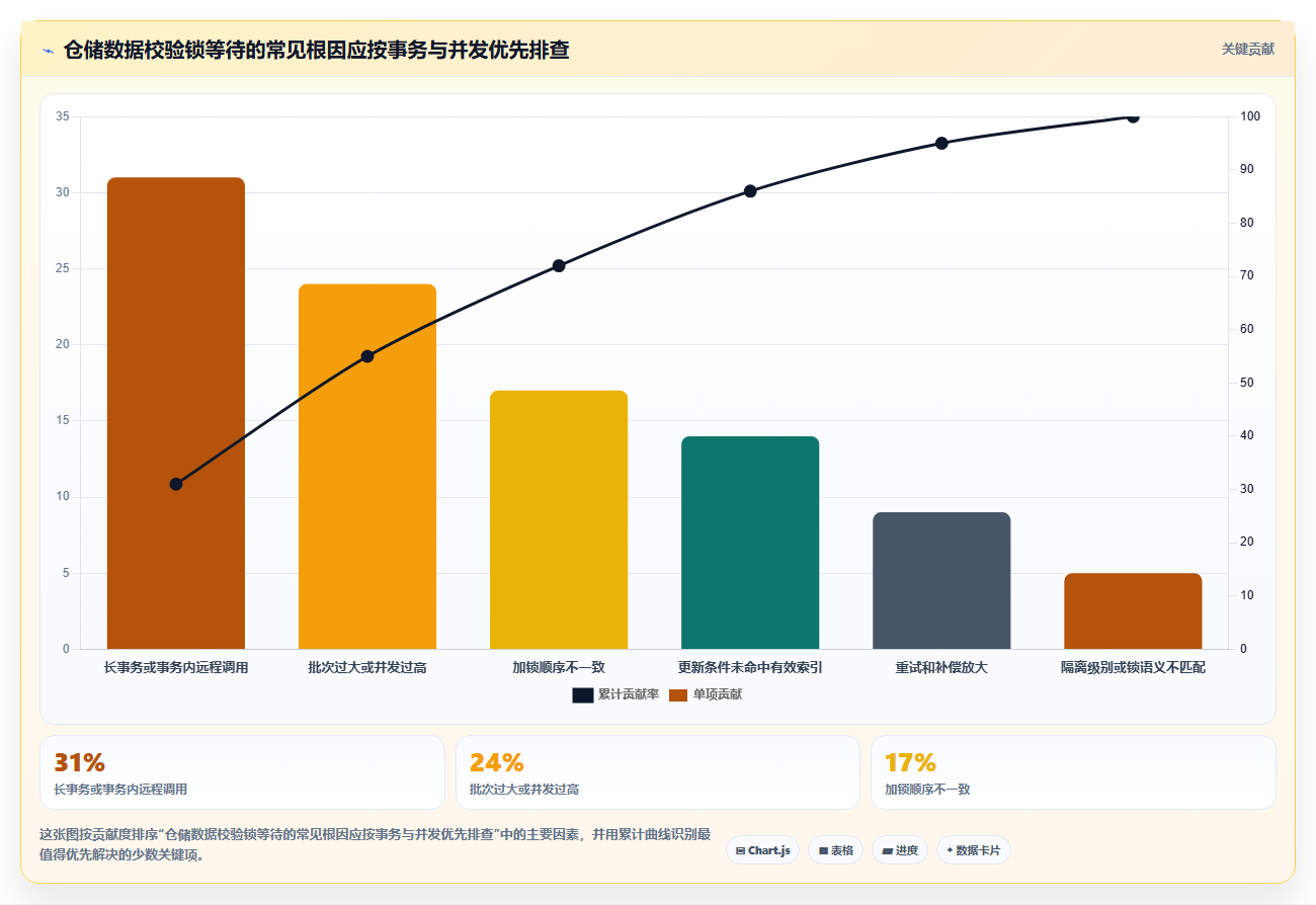 数据库存：仓储系统团队自查表：数据校验最容易出现的锁等待严重