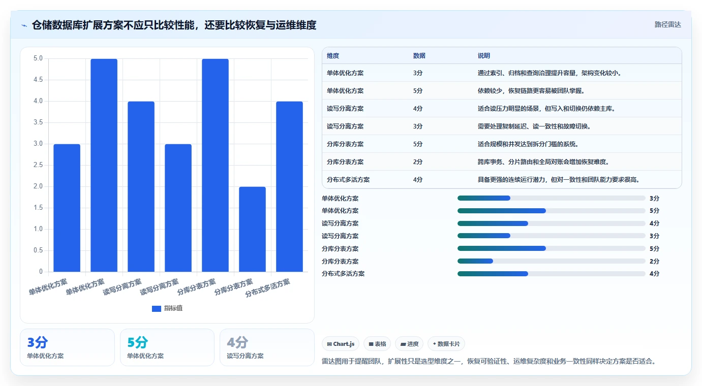 数据库存：仓储系统团队决策指南：面对异常恢复难如何兼顾支撑业务扩展