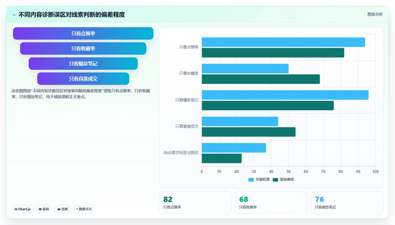 小红书数据分析：增长负责人常见误区：月度汇报为什么总遇到互动高不转化