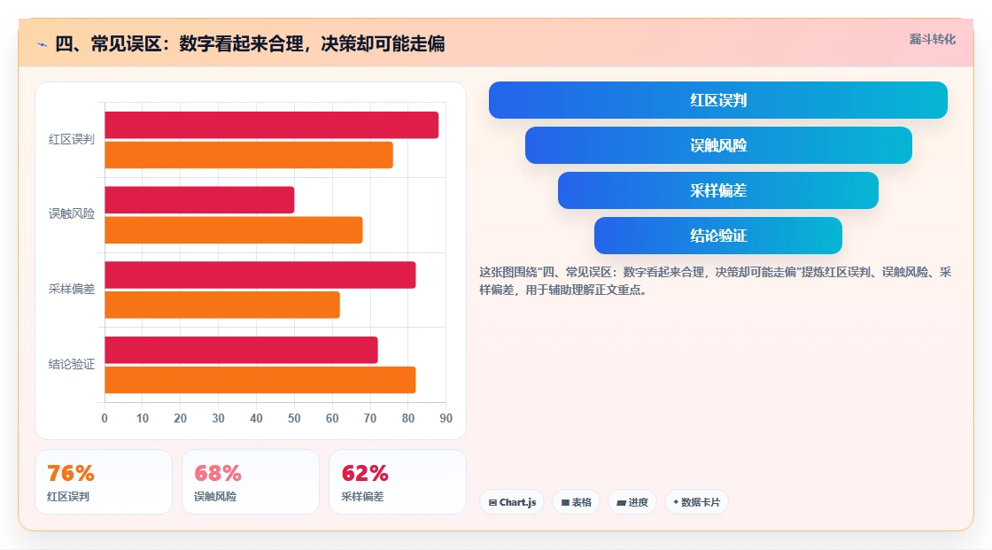 四、常见误区:数字看起来合理,决策却可能走偏
