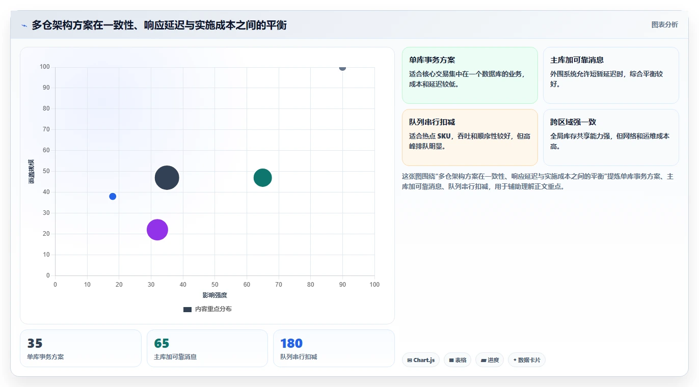数据库存：数据库管理员场景拆解：多仓同步如何做到保证扣减一致性