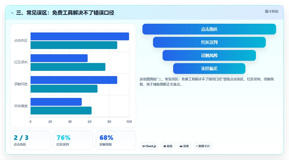 三、常见误区：免费工具解决不了错误口径