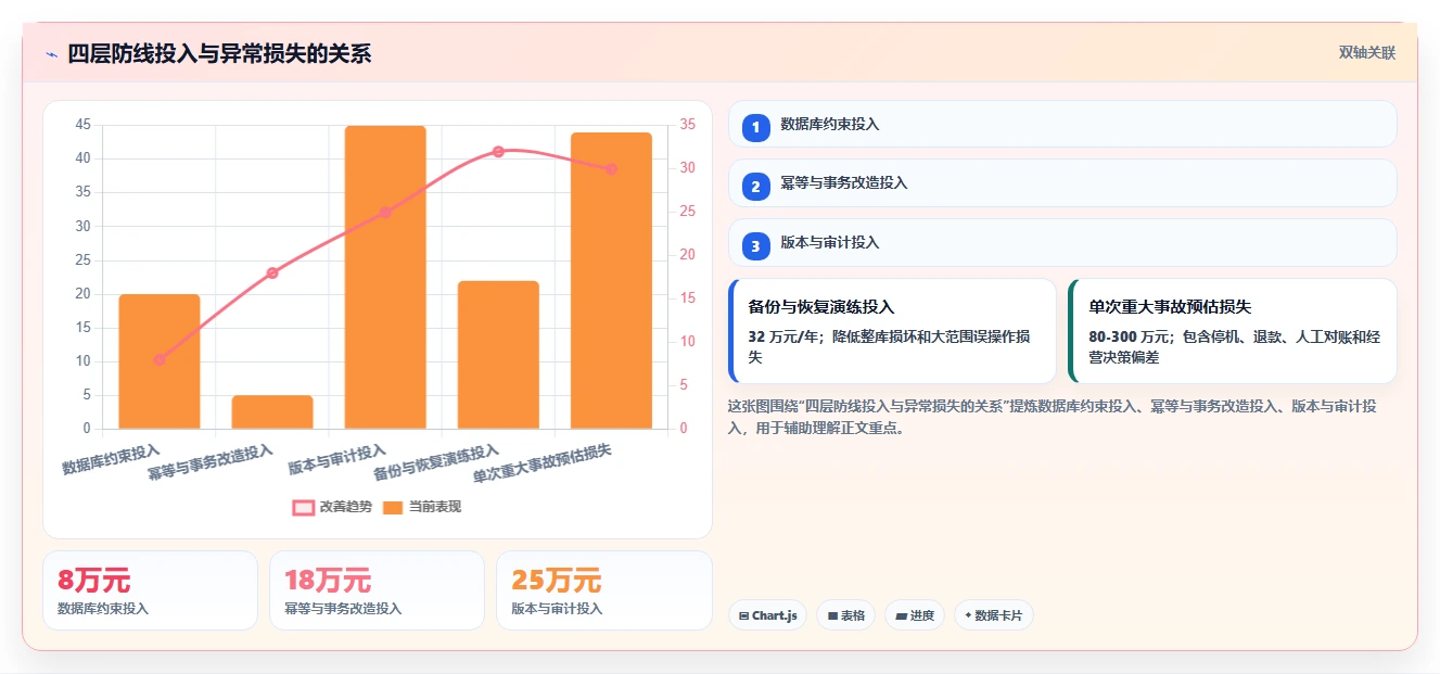 数据库存：技术负责人老板关心什么：表结构设计能否解决异常恢复难