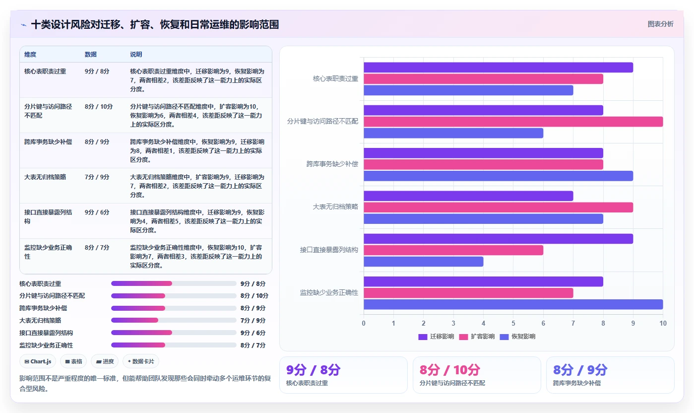 数据库存：运维团队风险清单：系统重构最需警惕的设计难扩展