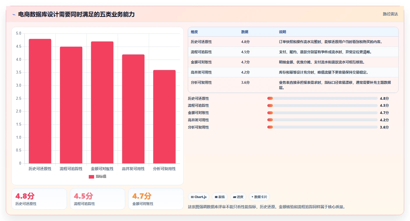 电商系统开发：技术负责人自查表：数据库设计最容易出现的业务与技术脱节