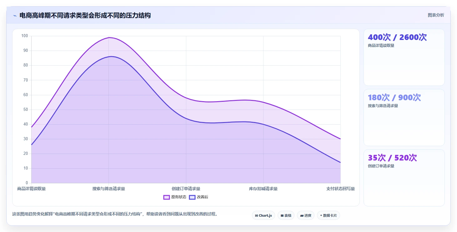 电商系统开发：企业管理层核心指标：判断数据库设计是否正在缓解高峰期卡顿