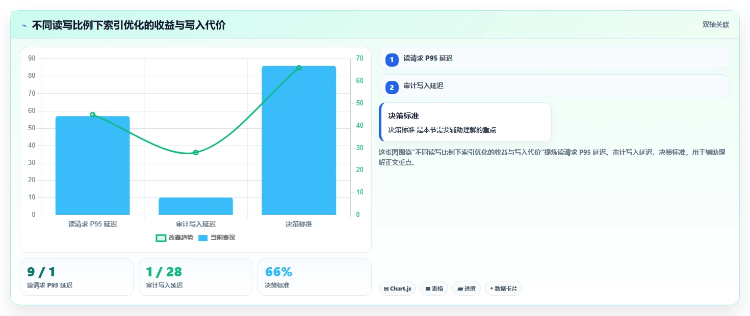 数据库存：后端工程师评估框架：性能优化是否真正带来支持完整追溯