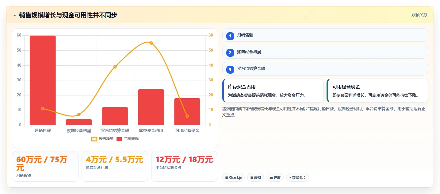 电商利润计算:财务人员改善方案:告别只看销售额,逐步实现降低亏损风险