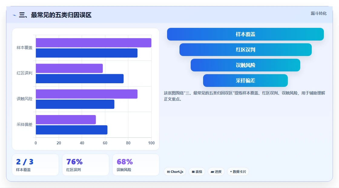 三、最常见的五类归因误区