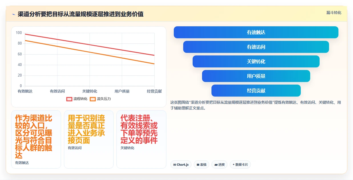 运营数据能力清单：增长策略需要覆盖哪些渠道对比事项