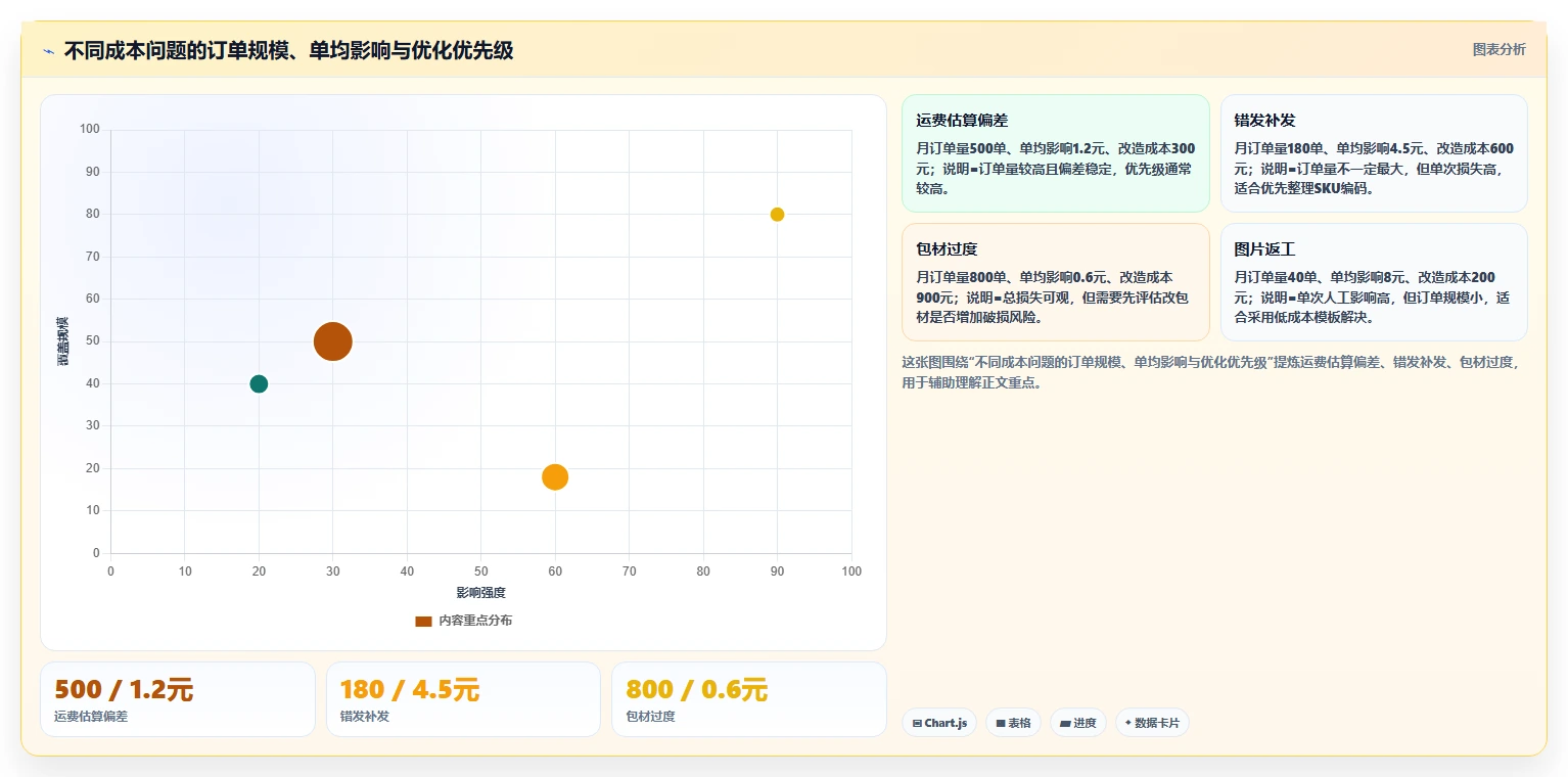 电商辅助软件：个人卖家自查表：商品上架最容易出现的成本难控制