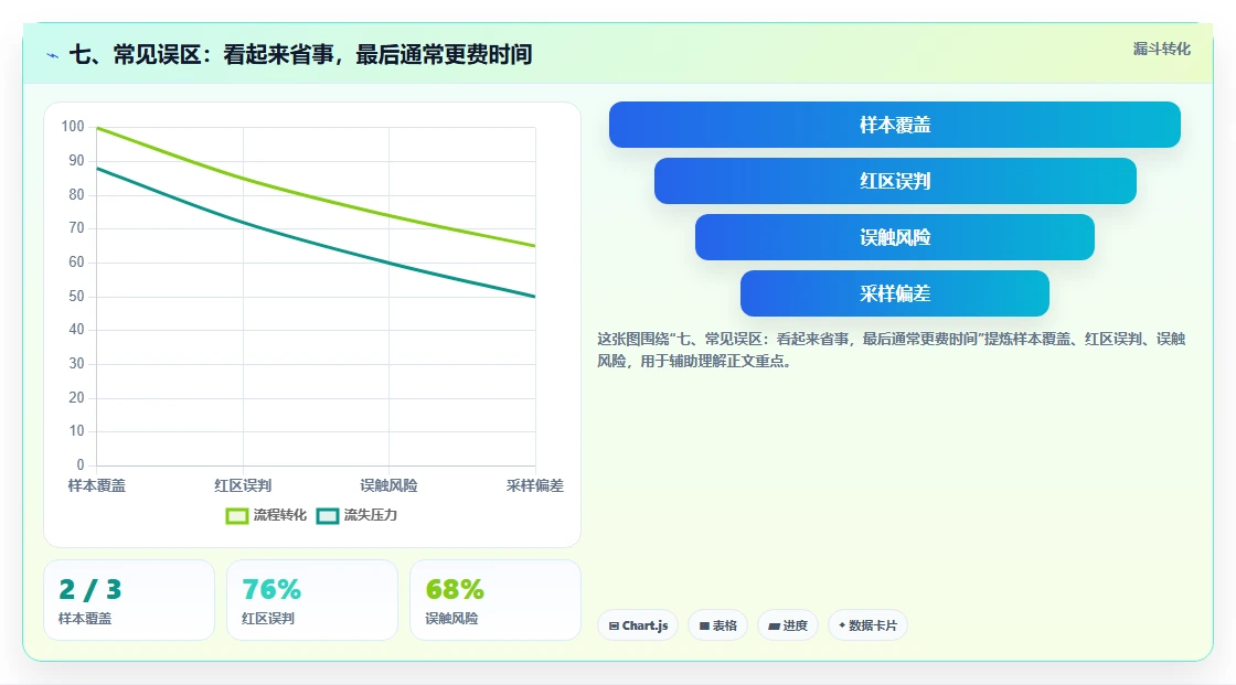 七、常见误区：看起来省事，最后通常更费时间
