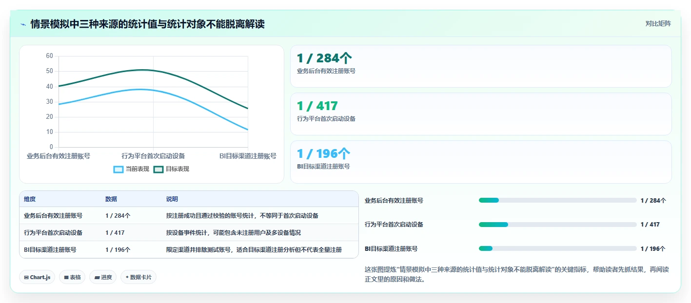运营数据工作指南：用工具对比解决指标口径问题