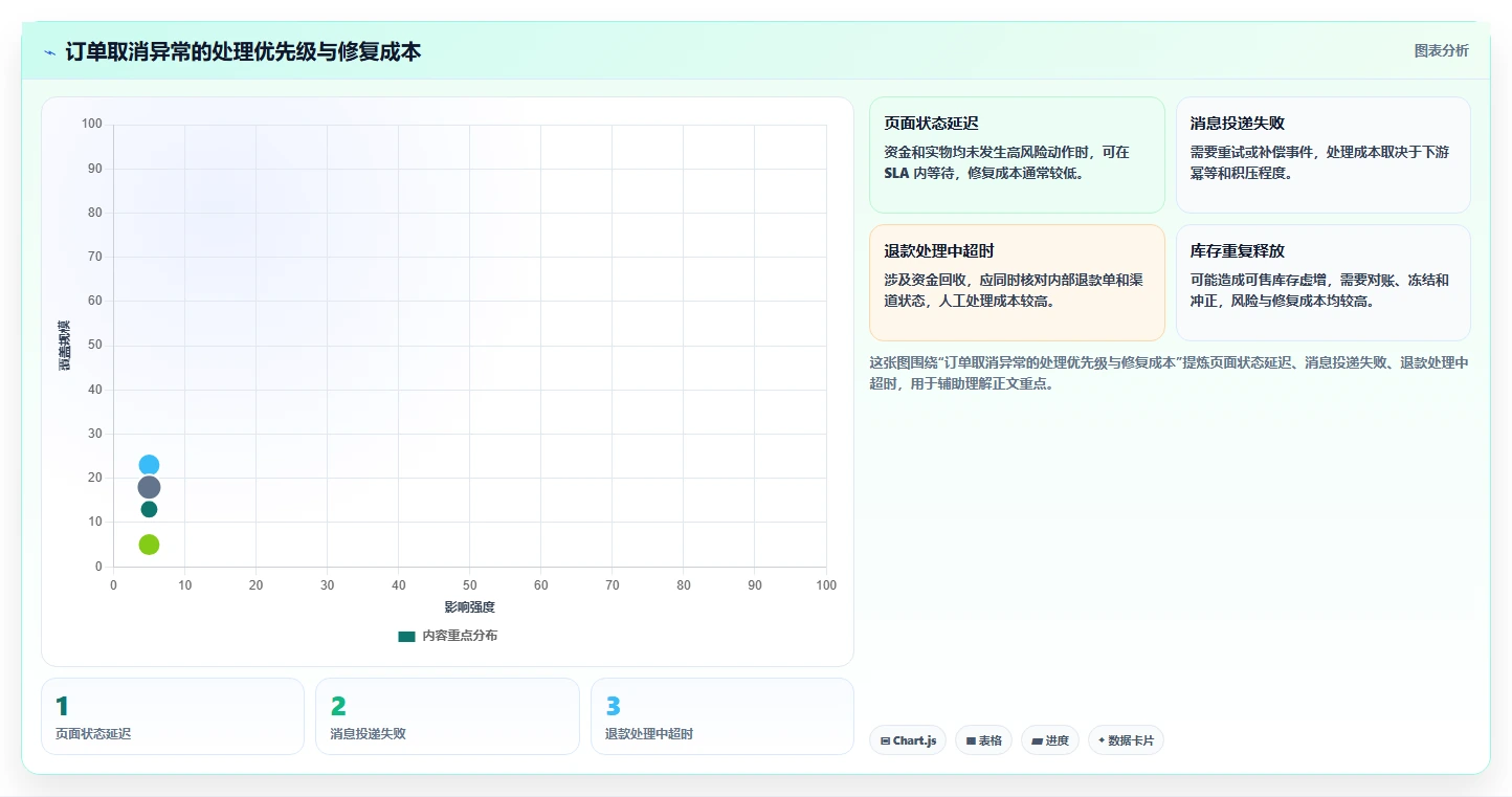 数据库存：数据库管理员数据版清单：订单取消需要检查哪些环节