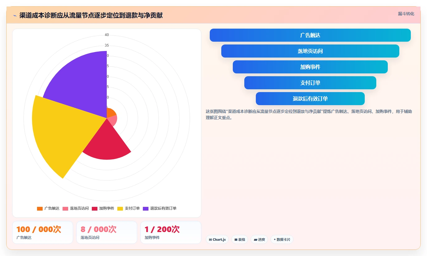 电商数据运营操作手册：渠道归因对应的成本控制步骤