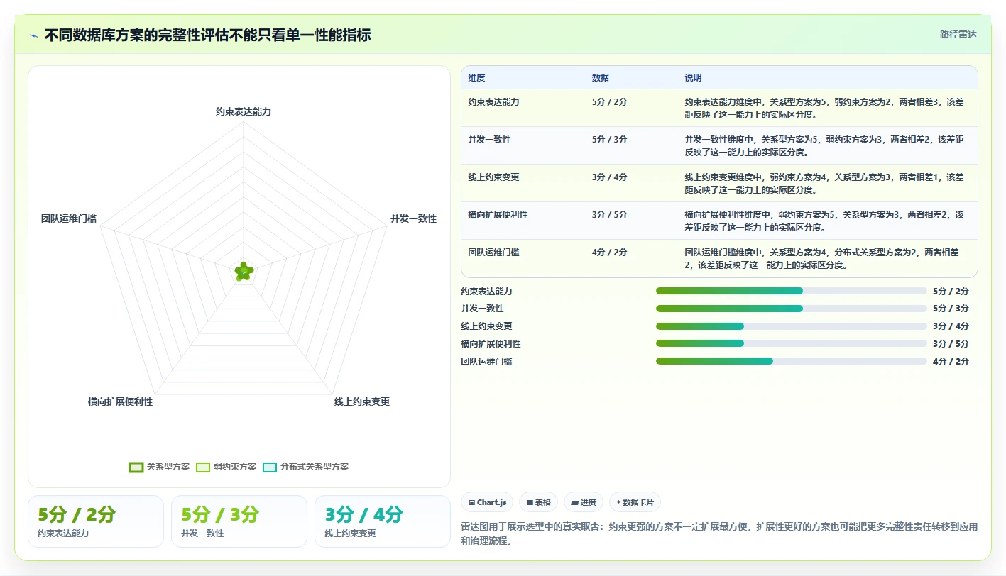 数据库存：架构师选型思路：表结构设计应重点评估数据校验