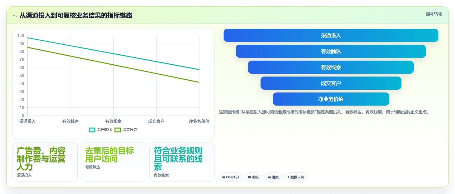 运营数据管理要点：渠道对比的指标体系如何设计