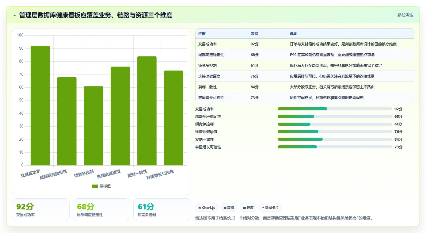 电商系统开发：企业管理层核心指标：判断数据库设计是否正在缓解高峰期卡顿