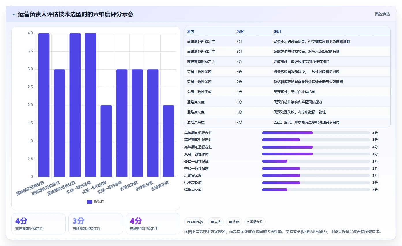 电商系统开发：运营负责人核心指标：判断技术选型是否正在缓解高峰期卡顿