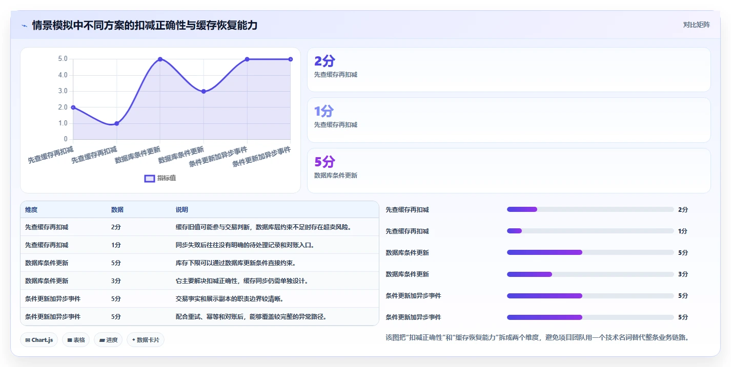 数据库存：项目经理怎么用：从并发扣减到改善缓存同步
