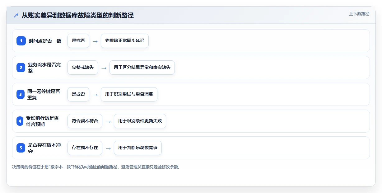 数据库存：数据库管理员问题诊断：并发扣减卡在账实不一致怎么办