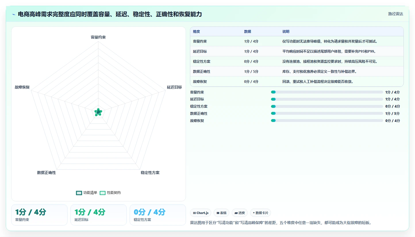 电商系统开发：电商企业评估框架：需求梳理是否真正带来保障高峰性能