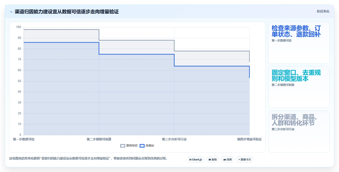 电商数据运营方案设计：渠道归因场景的精细化运营怎么做