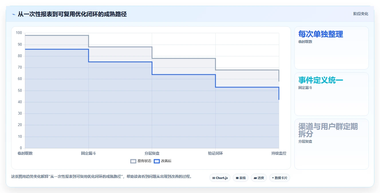 运营数据怎么优化？先从转化漏斗的数据复盘入手
