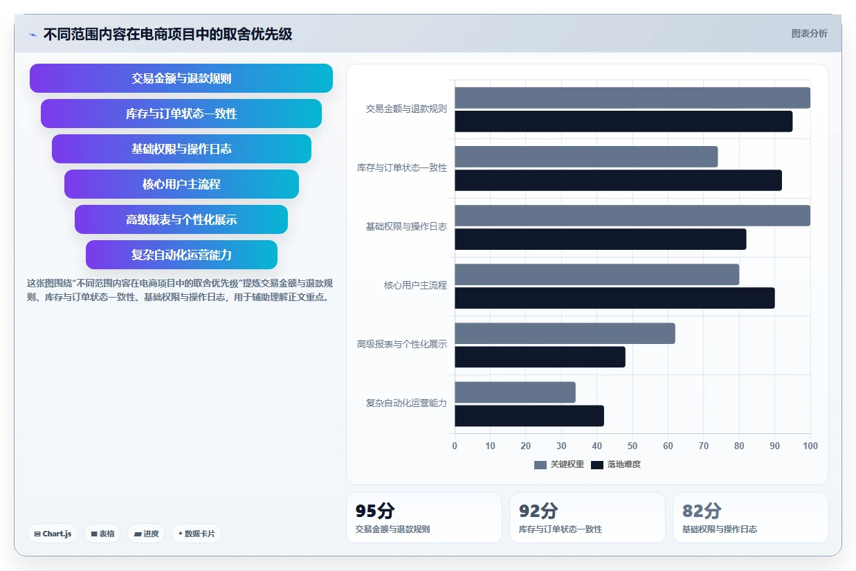 电商系统开发：项目经理场景拆解：需求评审如何做到明确项目边界