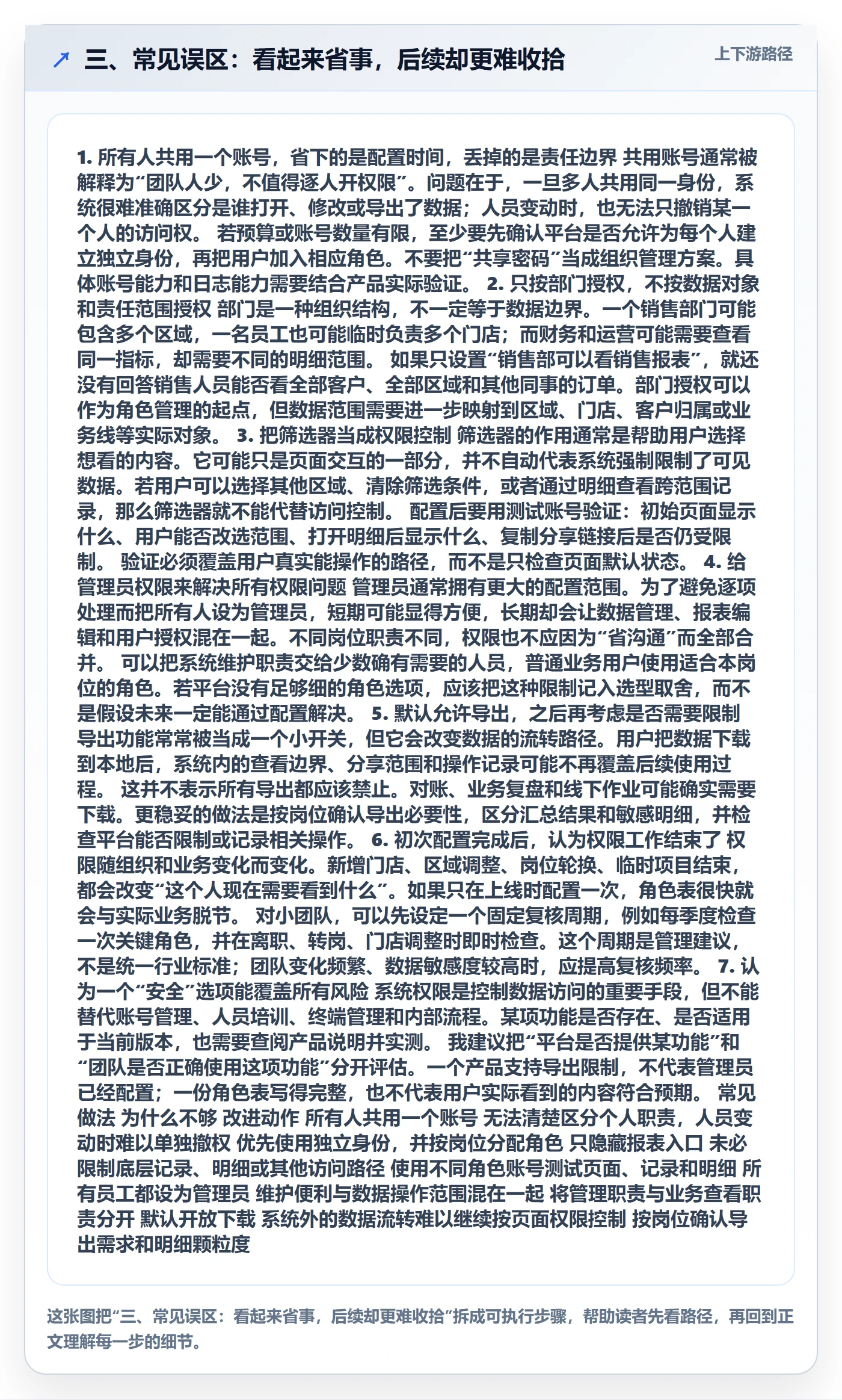 三、常见误区:看起来省事,后续却更难收拾