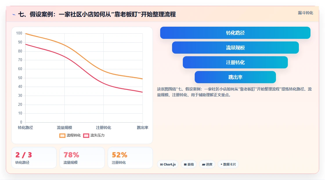 七、假设案例：一家社区小店如何从“靠老板盯”开始整理流程