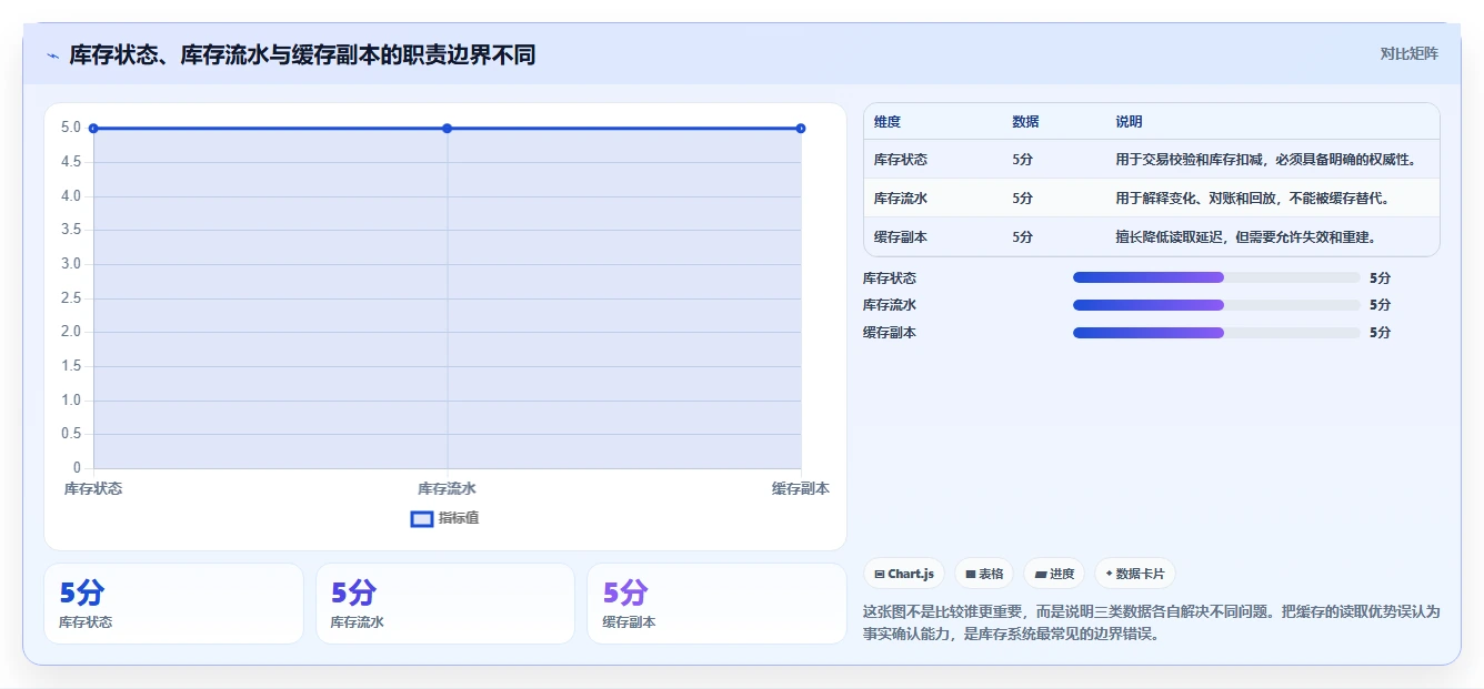 数据库存：技术负责人怎么用：从库存流水到改善缓存同步