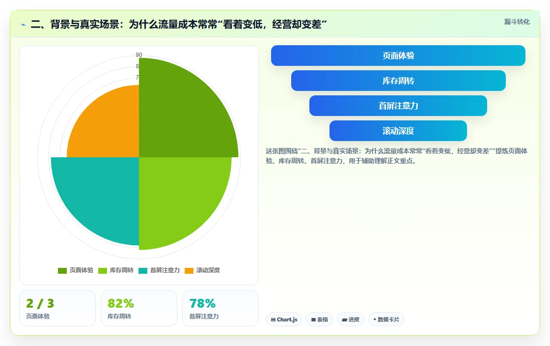 二、背景与真实场景:为什么流量成本常常“看着变低,经营却变差”