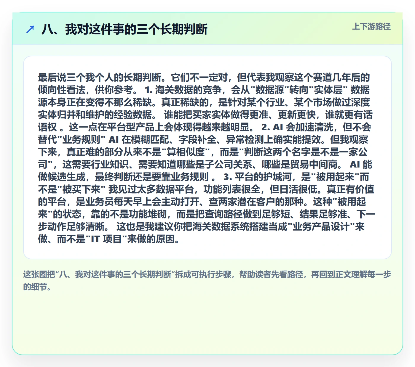 八、我对这件事的三个长期判断